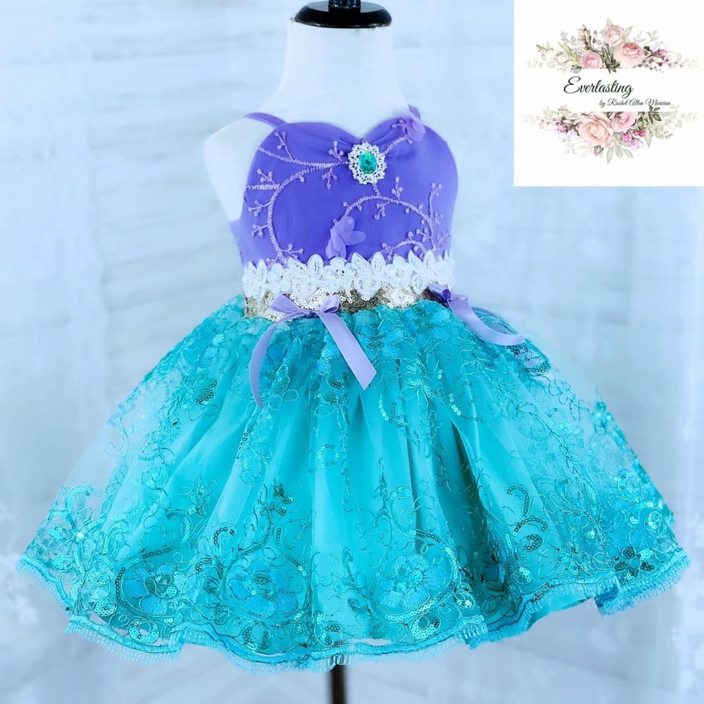 Everlast Kids' Purple and Teal Formal Dress